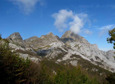 Dale sentiero vista sul Pisanino