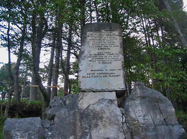 Il monumento alla Resistenza, al Pasquilio