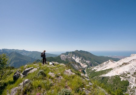 Sulla vetta della Cima d'uomo