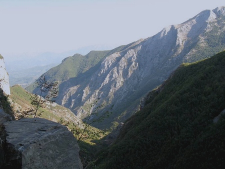 Canalonga e pendici del Pizzo d'Uccello