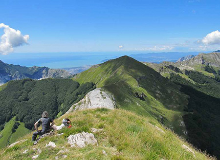 il Fiocca vista dalla vetta del Sumbra