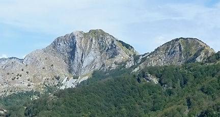 versante sud/sud-ovest dal sentiero da Passo di Croce