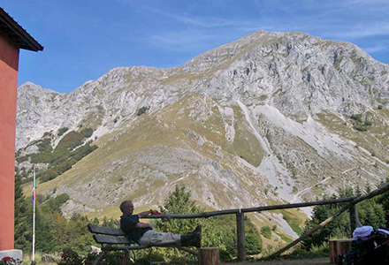 la Pania vista dal Rifugio Del Freo