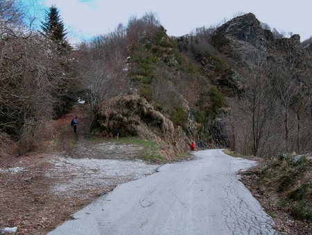 Colle del Cipollaio, dove inizia il sentiero 141