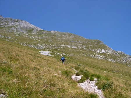 Verso il Passo degli Uomini della Neve