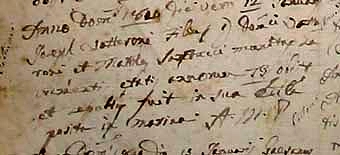 Questo è il documento più antico presente ad Avenza che cita la chiesa di Marina (12 gennaio 1810): da notare che la scritta dice: sepultus fuit in sua ecclesia posita in Marina